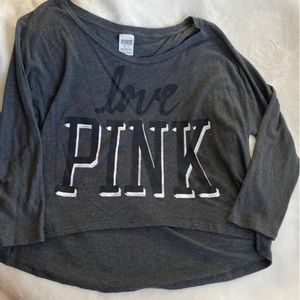 Victoria’s Secret pink crop top